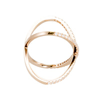 Criss Cross Diamond Ring